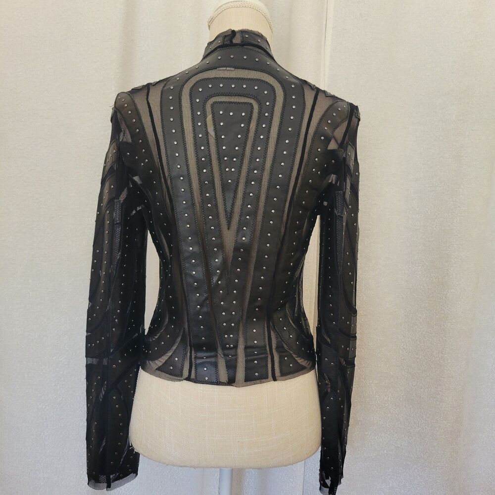 Haute Hippie- Studded Leather jacket - Picture 2 of 6